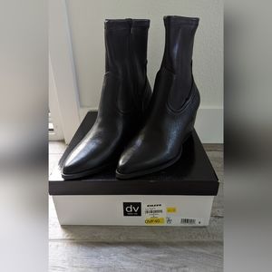 Dolce Vita Kurt Black Leather Booties